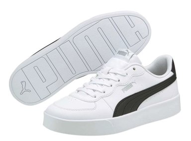 ZAPATILLAS MUJER PUMA CASUAL BLANCO SKY CUERO - 7