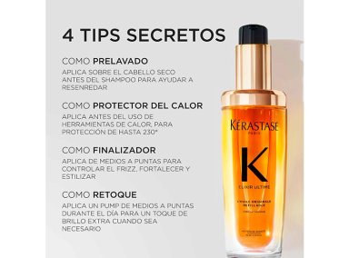 ACEITE CAPILAR KÉRASTASE ELIXIR ULTIMATE L'HUILE ORIGINAL 75 ML  - 7