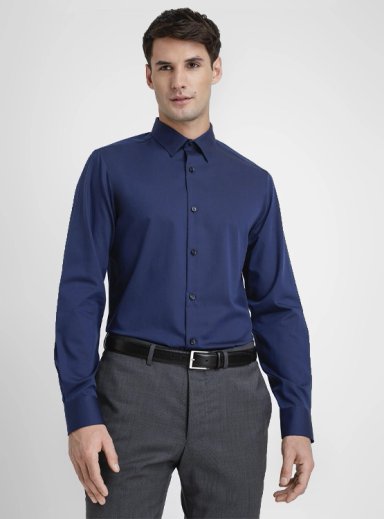 CAMISA PERRY ELLIS MANGA LARGA - 1