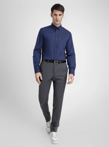CAMISA PERRY ELLIS MANGA LARGA - 4
