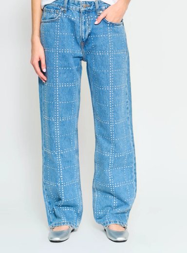 JEANS ALGODÓN STRAIGHT MUJER PEPE JEANS GLITTER - 2