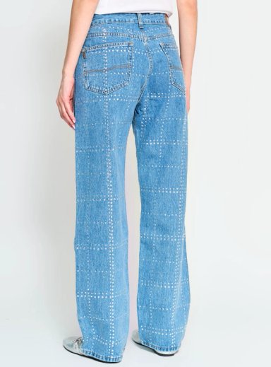 JEANS ALGODÓN STRAIGHT MUJER PEPE JEANS GLITTER - 3