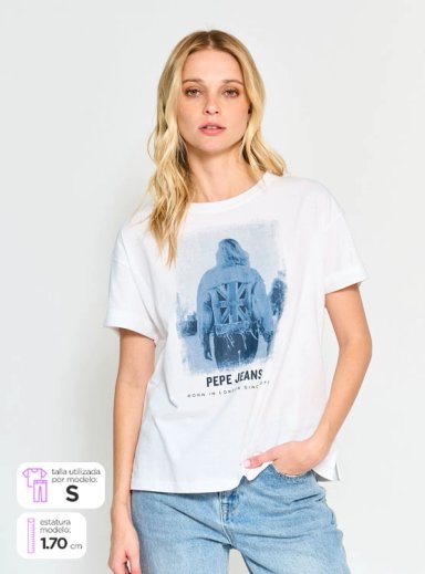 POLERA ALGODÓN MUJER PEPE JEANS ELIZA - 1