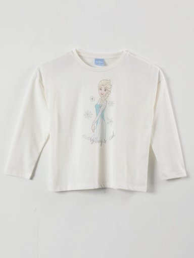 POLERA MANGA LARGA NIÑA DISNEY FROZEN - 1