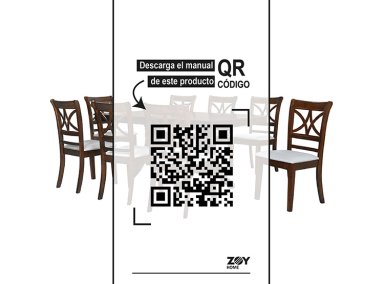 JUEGO DE COMEDOR ZOY HOME HOLBOX 1+8 - 7