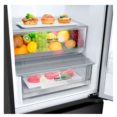 REFRIGERADOR BOTTOM FREEZER LG GB37SPT 343L NO FROST GRAFITO - 7