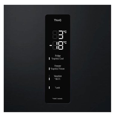 REFRIGERADOR BOTTOM FREEZER LG GB37SPT 343L NO FROST GRAFITO - 8