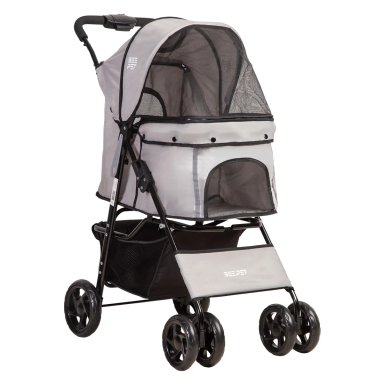 COCHE MASCOTA GRIS BP01 - 1