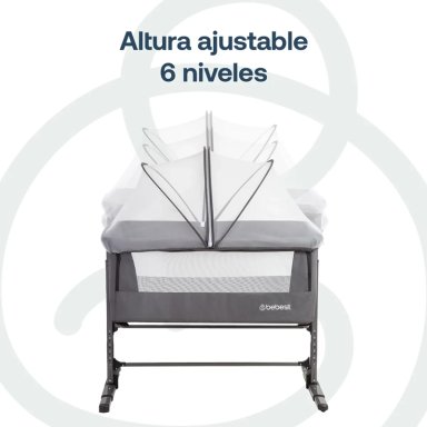 CUNA COLECHO CON MOSQUITERO MYSIDE LX GRIS BEBESIT - 6