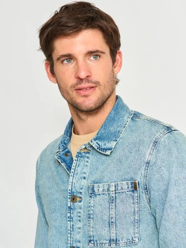 CHAQUETA ALGODÓN HOMBRE PEPE JEANS AZUL - 3