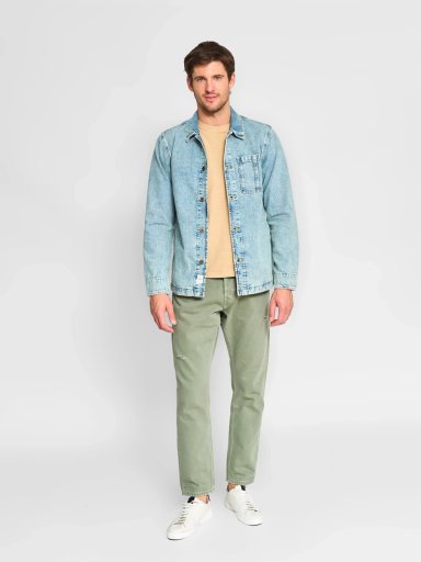CHAQUETA ALGODÓN HOMBRE PEPE JEANS AZUL - 4