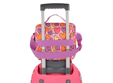 PACK MOCHILA CON RUEDAS XTREM RUN 5XT PANDA ROSADO  - 5