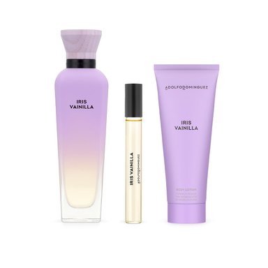 PERFUME ADOLFO DOMINGUEZ IRIS VAINILLA MUJER EDP 120 ML + 10 ML + LOCIÓN CORPORAL 75 ML - 2