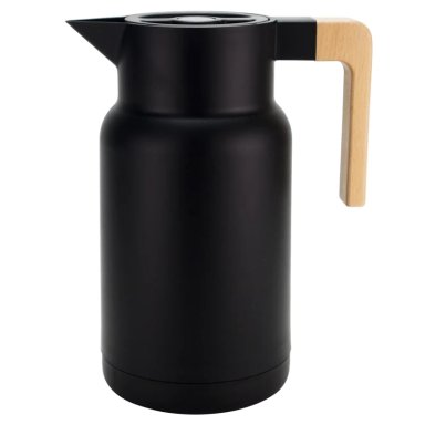TERMO LOVEN MADERA NEGRO 1 LITRO - 1