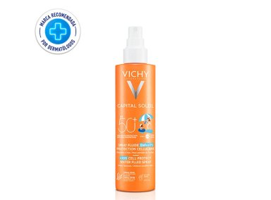 CAPITAL SPRAY VICHY INVISIBLE DE NIÑOS FPS 50+ 200 ML - 1
