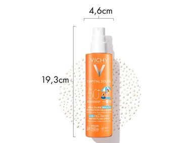 CAPITAL SPRAY VICHY INVISIBLE DE NIÑOS FPS 50+ 200 ML - 2