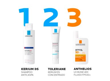 SHAMPOO ANTICASPA LA ROCHE POSAY KERIUM DS SHAMPOO INTENSIVO 200 ML - 6