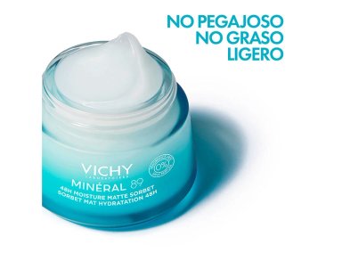 HIDRATANTE DE ROSTRO VICHY MINÉRAL 89 MATTE SORBET 50 ML - 3