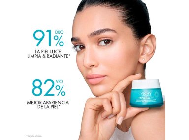 HIDRATANTE DE ROSTRO VICHY MINÉRAL 89 MATTE SORBET 50 ML - 4