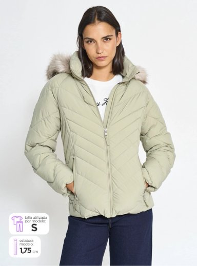PARKA MUJER TOMMY HILFIGER LARGA - 1