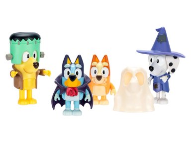 SET 4 FIGURAS HALLOWEEN FAMILY BLUEY - 4