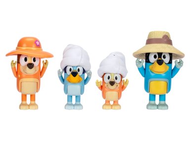 SET 4 FIGURAS TRIP FAMILY BLUEY - 3