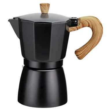 CAFETERA ITALIANA RIPLEY HOME + 4 TAZAS VIDRIO - 2
