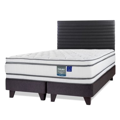 CAMA EUROPEA FLEX MAJESTY B/D KING + RESPALDO MODERN - 2