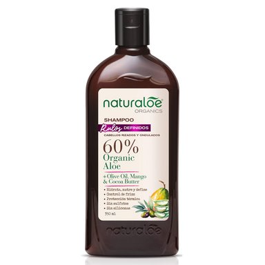 SHAMPOO PARA CABELLO RIZADO NATURALOE RULOS DEFINIDOS 350 ML - 1