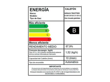 CALEFONT GAS LICUADO URSUS TROTTER KOMFORTEK M10-D - 5