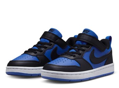 ZAPATILLAS INFANTIL UNISEX NIKE CASUALES AZUL COURT BOROUGH LOW RECRAFT PS - 2