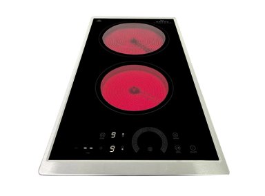 ENCIMERA VITROCERAMICA EMPOTRABLE ELÉCTRICA URSUS TROTTER 2 QUEMADORAS UT-VCT 2P INOX - 2