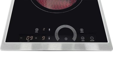 ENCIMERA VITROCERAMICA EMPOTRABLE ELÉCTRICA URSUS TROTTER 2 QUEMADORAS UT-VCT 2P INOX - 4