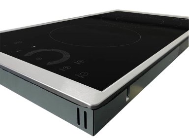 ENCIMERA VITROCERAMICA EMPOTRABLE ELÉCTRICA URSUS TROTTER 2 QUEMADORAS UT-VCT 2P INOX - 6