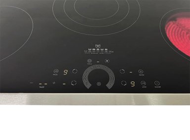 ENCIMERA VITROCERAMICA EMPOTRABLE ELÉCTRICA URSUS TROTTER 5 QUEMADORAS UT-VCT 5P INOX - 4