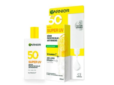PROTECTOR SOLAR GARNIER SUPER UV SÉRUM FPS 50 ANTI-MANCHAS ANTIOLEOSIDAD 40 ML - 2