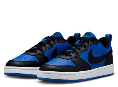 ZAPATILLAS NIÑO NIKE URBANO AZUL COURT BOROUGH LOW RECRAFT INFANTIL - 2