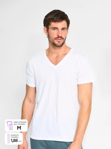 PACK X3 CAMISETA HOMBRE CALVIN KLEIN ALGODÓN  - 1