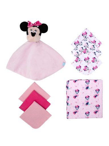 SET BEBÉ ALGODÓN NIÑO BAMBINO BLANCO 8 PIEZAS BAMIBINO BABY GIFT MICKEY - 1