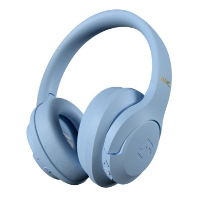 AUDÍFONOS SLEVE ON EAR PULSE.ANC CELESTE BLUETOOTH - 1