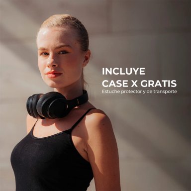 AUDÍFONOS SLEVE ON EAR PULSE.ANC CELESTE BLUETOOTH - 10