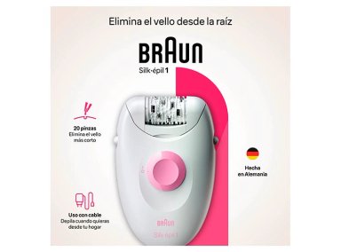 DEPILADORA ELÉCTRICA BRAUN SILK-ÉPIL 1 - 2