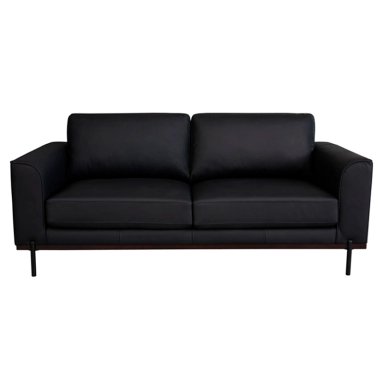 SOFÁ RIPLEY HOME KIKA CUERO 3C NEGRO - 2