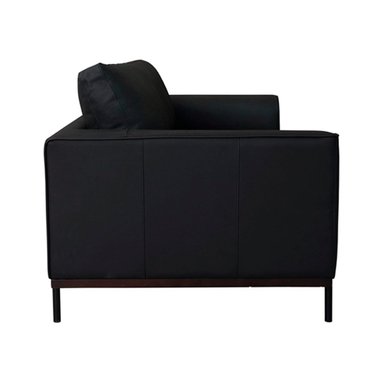 SOFÁ RIPLEY HOME KIKA CUERO 3C NEGRO - 4