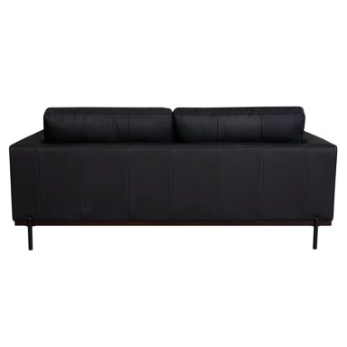 SOFÁ RIPLEY HOME KIKA CUERO 3C NEGRO - 5