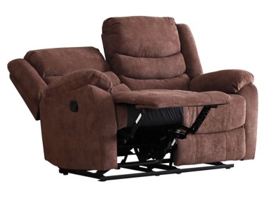 SOFÁ RECLINABLE RIPLEY HOME WOLF 2C CAFÉ - 4