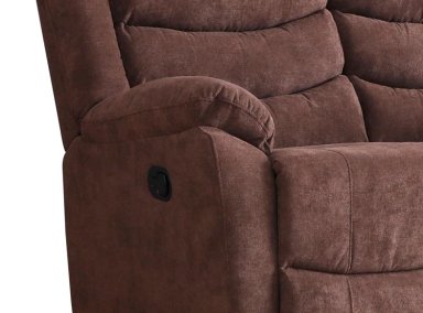 SOFÁ RECLINABLE RIPLEY HOME WOLF 2C CAFÉ - 5