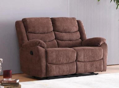 SOFÁ RECLINABLE RIPLEY HOME WOLF 2C CAFÉ - 7