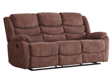 SOFÁ RECLINABLE RIPLEY HOME WOLF 3C CAFÉ - 2