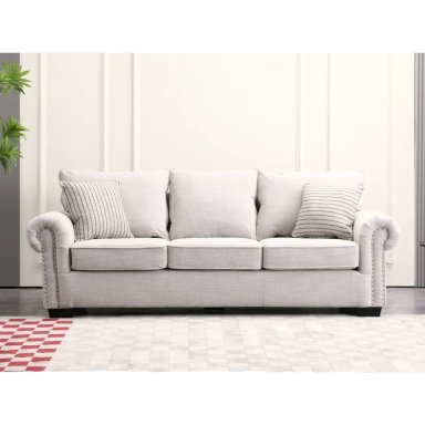 SOFÁ RIPLEY HOME PROVENZA 3C GRIS CLARO - 5